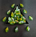 SEPARADORES DE GOTAS | VERDE OSCURO TORNASOL |  15.8MM | 10 UNIDADES