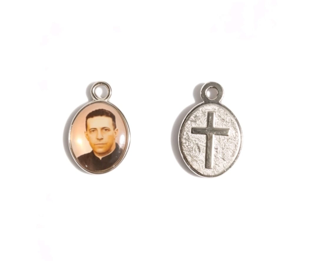COLGANTES RELIGIOSOS DE PELTRE | PADRE HURTADO | 14.5MM | 10 UNIDADES