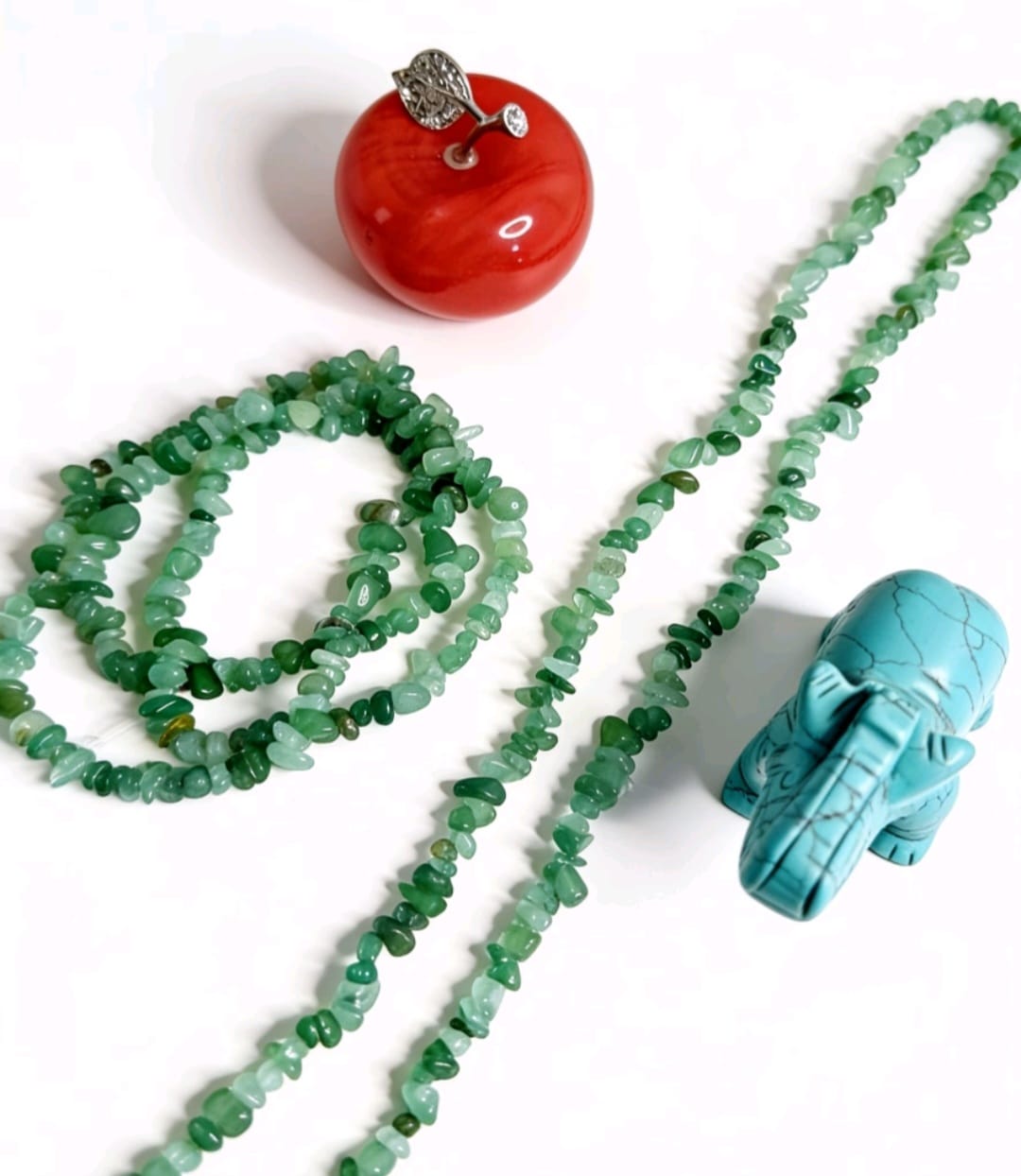 PIEDRAS CHIP | CHICA | JADE VERDE | CLASE "A"