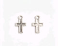 CRUCES CHICAS RELIGIOSAS DE PELTRE | SIN RELIEVE | 14.3MM | 10 UNIDADES