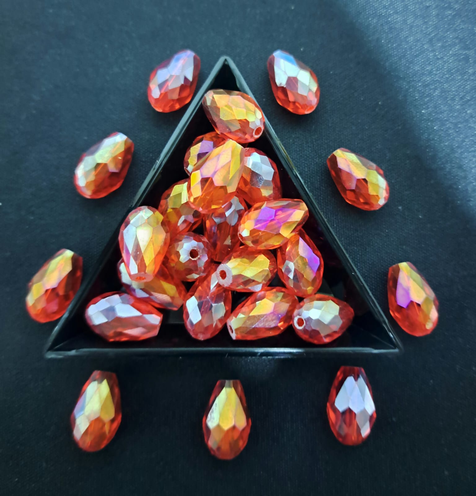 SEPARADORES DE GOTAS | ROJO TORNASOL |  15.8MM | 10 UNIDADES