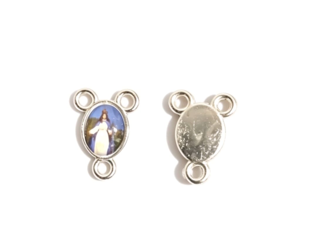 MARIETAS RELIGIOSAS DE PELTRE | VIRGEN DE LO VASQUEZ | 14.5MM | 10 UNIDADES