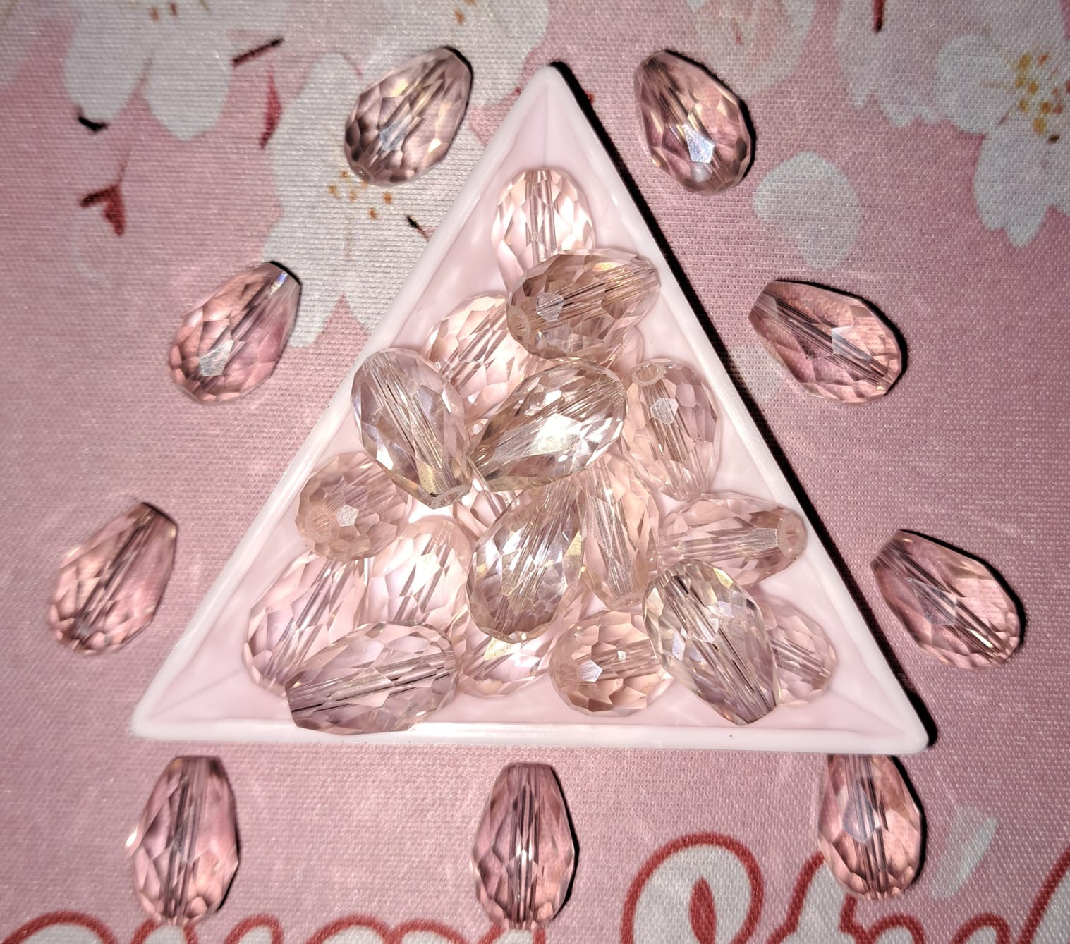SEPARADORES DE GOTAS | ROSADO TORNASOL |  15.8MM | 10 UNIDADES