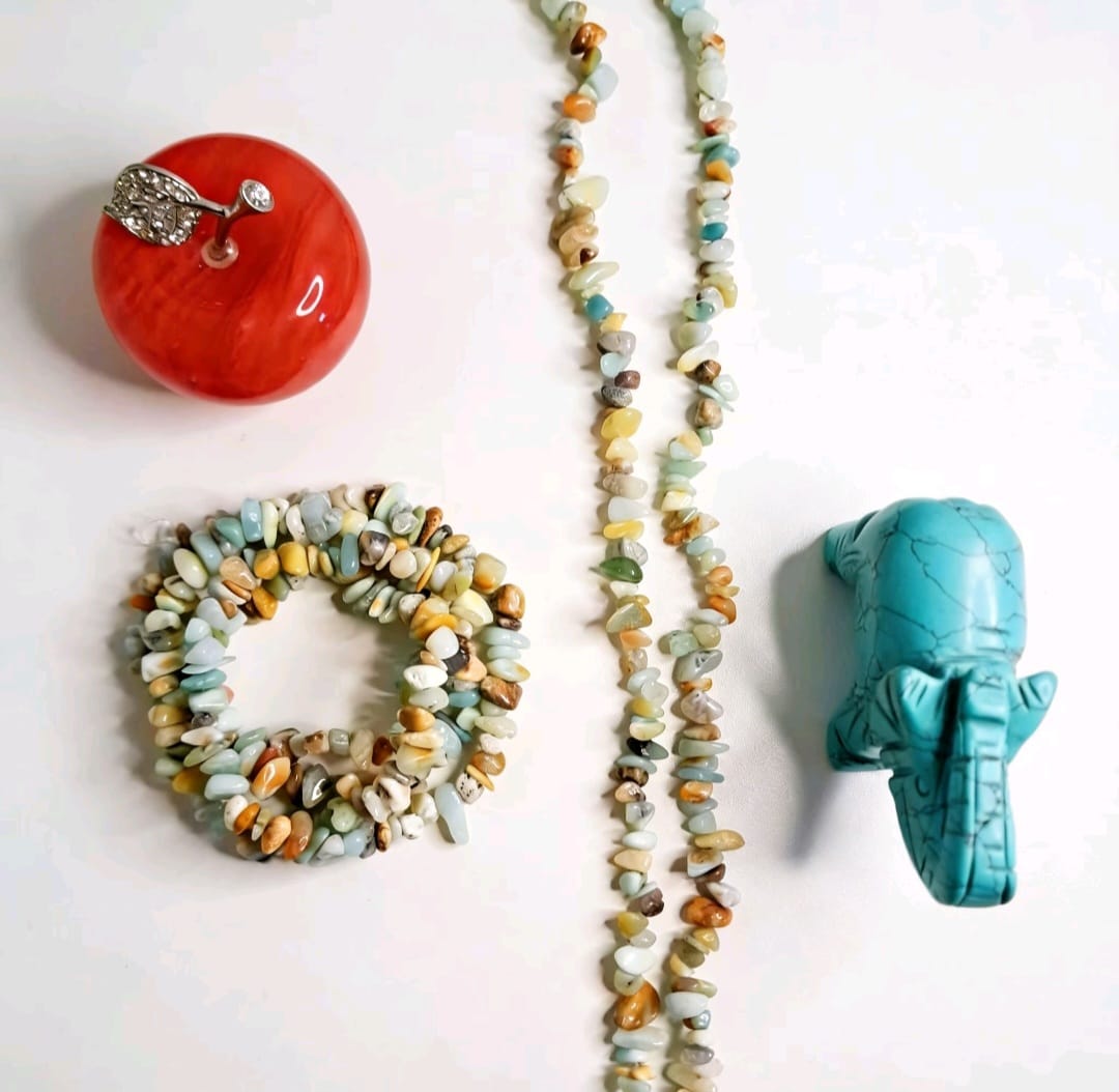 PIEDRAS CHIP | CHICA | AMAZONITA DEL BOSQUE | CLASE "B"