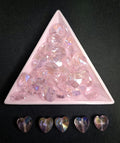 SEPARADORES DE CORAZON | ROSADO TORNASOL |  9.9MM | 10 UNIDADES